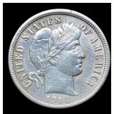 1914-D Barber Dime MS62