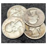 (4) Silver W. Quarters