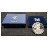2011-W Proof Silver Eagle w/ Case & COA