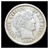 1899 Barber Dime w/ Full Liberty
