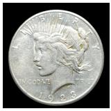 1923-S Peace Dollar XF