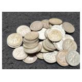 (40) Silver Roosevelt Dimes