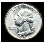 1954 W. Quarter BU