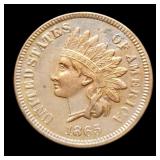 1865 Indian Head Cent AU