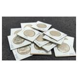 (13) 1964 Kennedy Half Dollars