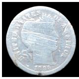 1896-S Barber Dime Keydate w/