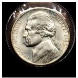 1945-D J. Nickel Gem BU w/ Steps