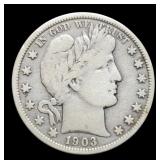 1903-O Barber Half Dollar VG10