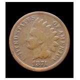 1874 Indian Head Cent