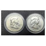 (2) F. Half Dollars MS 1951, 1954-D Nice