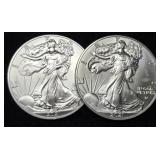 (2) 2021 T2 Silver Eagles