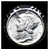 1944 M. Dime Choice BU
