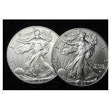 (2) 2023 Silver Eagles