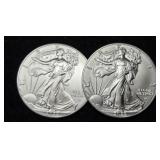 (2) 2022 Silver Eagles