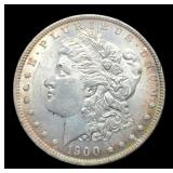 1900 Morgan Dollar Unc. Nice Toning