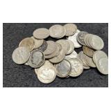 (40) Silver Roosevelt Dimes