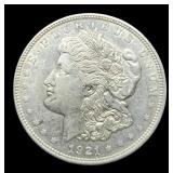 1921-D Morgan Dollar AU