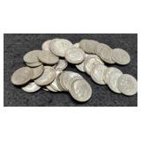 (40) Silver Roosevelt Dimes