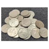 Lot w/ 28 G. Britain 5 New Pence