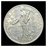 1931 Panama 1 Balboa Silver