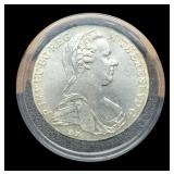 1780 Austria 1 Thaler Silver 83.3%/28 G BU