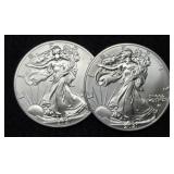 (2) 2021 T2 Silver Eagles