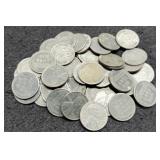 (50) 1943 Steel War Cents