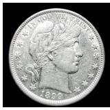 1899 Barber Half Dollar MS60 Very Nice!