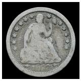 1853 Half Dime Poor Date