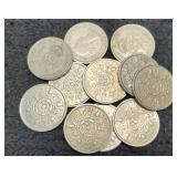 Lot w/ 12 G. Britain 2 Shillings 1940