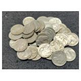 (40) Full Date Buffalo Nickels G4+