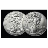 (2) 2021 T2 Silver Eagles