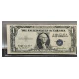1935 E $1 Silver Certificate Note AU