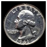 1961 Proof W. Quarter