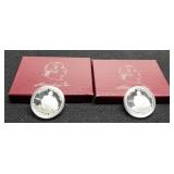 (2) 1982-S Proof Silver G. Washington Half Dollar