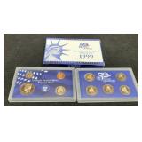 1999 9 Coin Proof Set