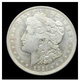 1921-D Morgan Dollar AU
