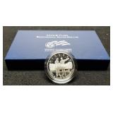 2004 Proof Silver Dollar Comm. Lewis & Clark w/