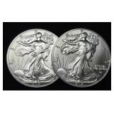 (2) 2021 T2 Silver Eagles