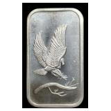 1 Troy Oz. Silver Eagle Bar