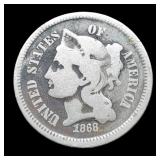 1868 Three Cent