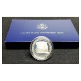 1987-S Proof Silver Dollar Comm. Constitution w/