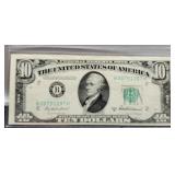 1950-B $10 FR Note AU