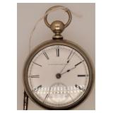 1873 Elgin Key Wind Pocket Watch w/