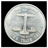 1 Troy Oz. Silver Trade Unit Round