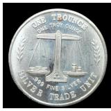 1 Troy Oz. Silver Trade Unit Round