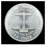 1 Troy Oz. Silver Trade Unit Round