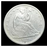 1876-S Liberty Seated Half Dollar