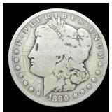 1890-O Morgan Dollar Obverse Scratches
