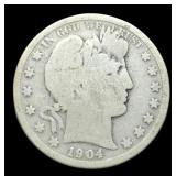 1904 Barber Half Dollar